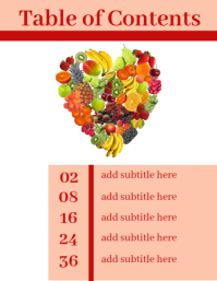 Table of Contents Template | PosterMyWall