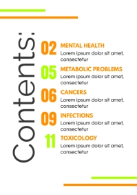 Table of Contents Template | PosterMyWall