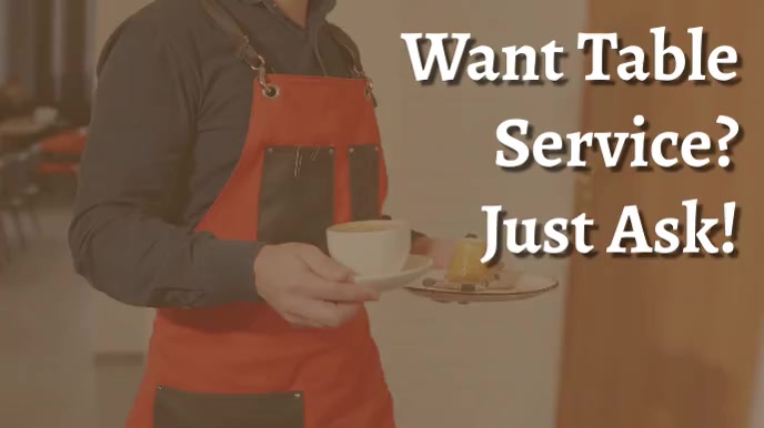 table service Template | PosterMyWall