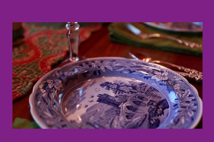 Table setting Poster template