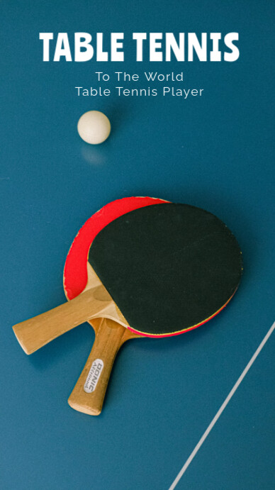 Table Tenis Design Copy of Table Tennis | PosterMyWall