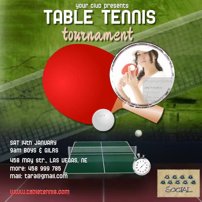 table tennis video1 Template PosterMyWall