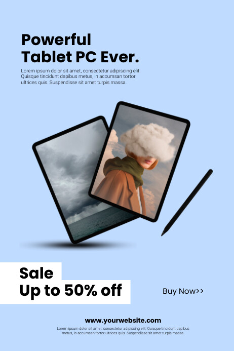 Copy of Tablet PC Electronic Promotion Poster Flyer | PosterMyWall