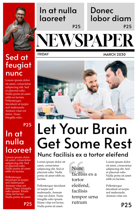 Tabloid Newspaper Template | PosterMyWall
