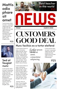 Tabloid Newspaper template