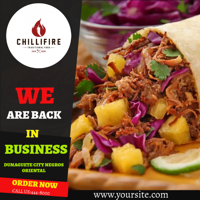 taco Instagram Post template