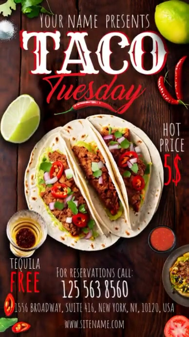 Taco Display template