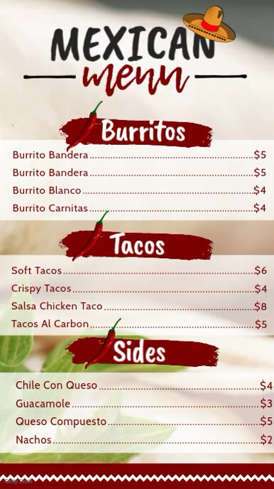 Taco Eatery Cinco de Mayo Menu Display Template PosterMyWall Taco Eatery Cinco de Mayo Menu Display Template PosterMyWall