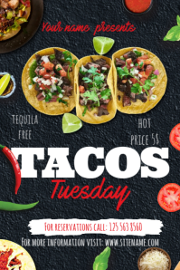 Taco Flyer Ishidi elingu 4' × 6' template