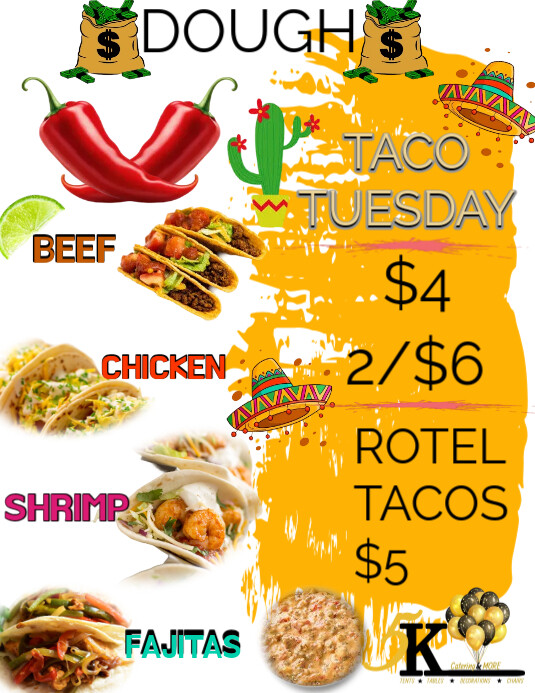 Copy of TACO MENU | PosterMyWall