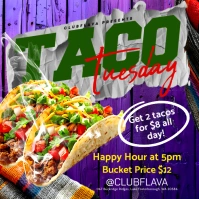 Taco Tuesday Instagram Post template