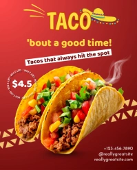 Taco Tuesday Instagram Portrait template