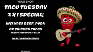TACO TUESDAY Digital Display (16:9) template
