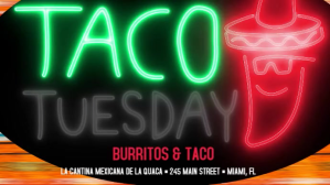 Taco Tuesday Mexican Restaurant Video Ad Digital Display (16:9) template