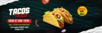 Taco Tuesday Sale Banner 2 x 6 template