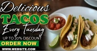 tacos and chill taco tuesday restaurant event Facebook Shared Image template