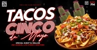 Tacos Cinco de Mayo Facebook Shared Image template