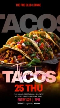 Tacos Thurday  Instagram Story template