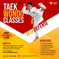 Taekwondo Classes Ad Pos Instagram template