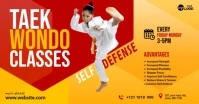 Taekwondo Classes Ad Template Facebook Shared Image