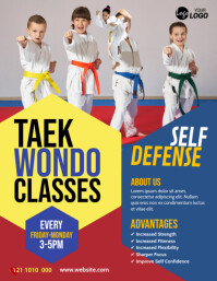 Taekwondo Classes Flyer template