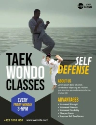 Taekwondo Classes Flyer template
