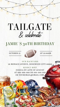 Tailgate Instagram Story template