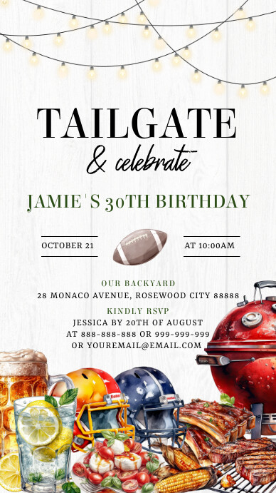 Tailgate Template | PosterMyWall
