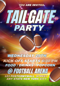 Tailgate Party  A4 template