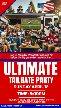 Tailgate Party Instagram Story template
