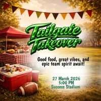 Tailgate Party Instagram Post template