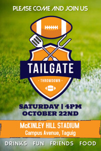 Tailgate Party Poster Template PosterMyWall