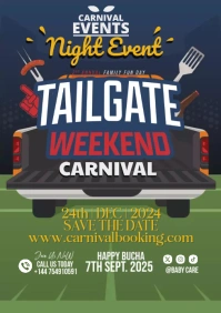 tailgate weekend A4 template