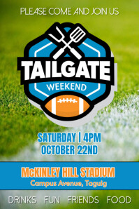 Tailgate Party Poster Template PosterMyWall