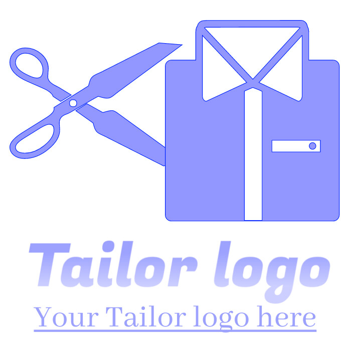 Tailor Logo, Tailor Logo Design, Tailor Shop Logotyp template