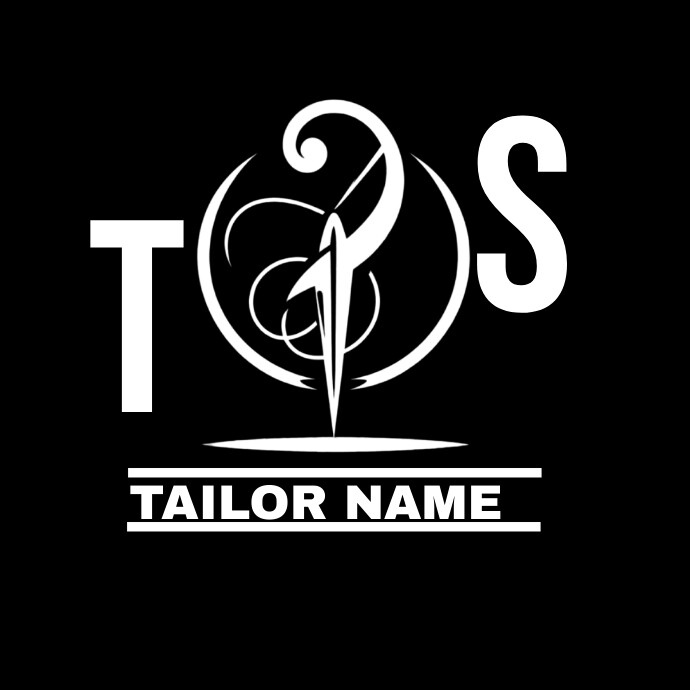 Tailor logo design template