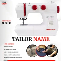 Tailor poster Square (1:1) template