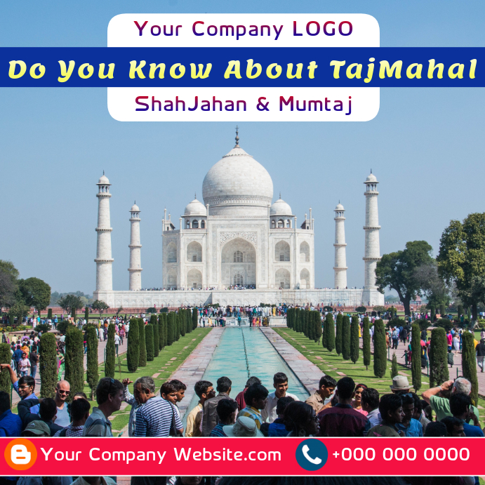 Taj mahal Template | PosterMyWall