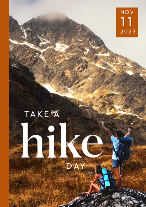 Copy of Take a Hike Day | PosterMyWall