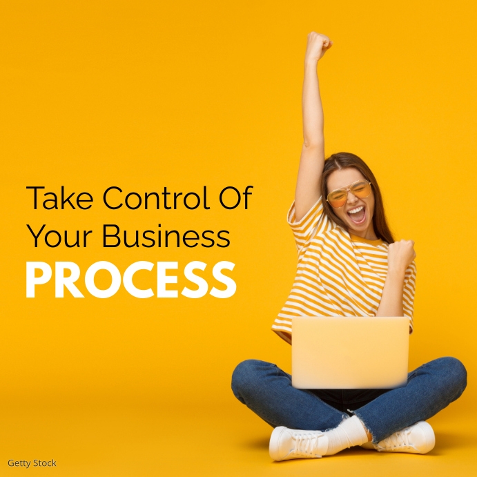 take control of your business process Instagram 帖子 template