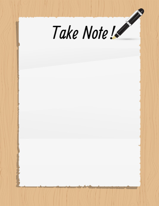 Copy of Take Note | PosterMyWall
