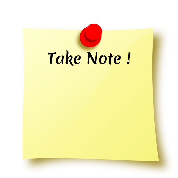 Take note Template | PosterMyWall