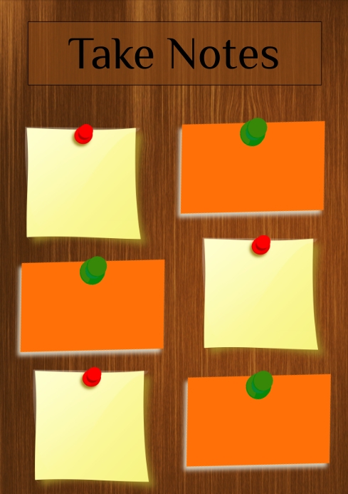 Take notes Template | PosterMyWall