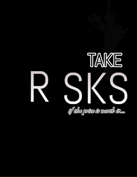 Take risks motivational template | PosterMyWall