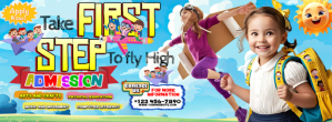 Take the First Step: Admissions Open for Young Explorers Facebook Cover Photo template