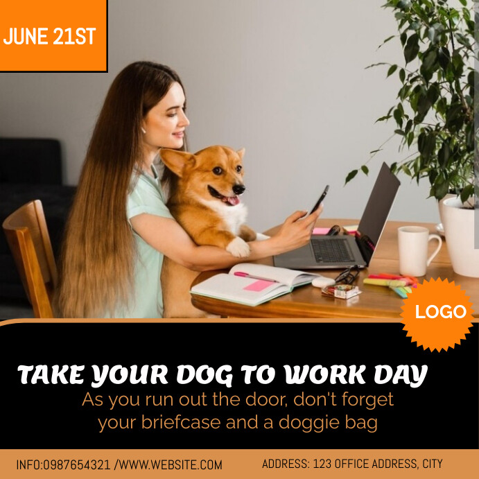 Take your dog to work day Template | PosterMyWall