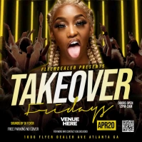 TAKEOVER Instagram Plasing template