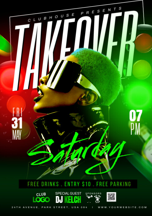 Takeover Party Template PosterMyWall