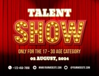 Talent Show Ads Flyer (US Letter) template