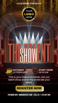 Talent Show Ads Digital Display (9:16) template